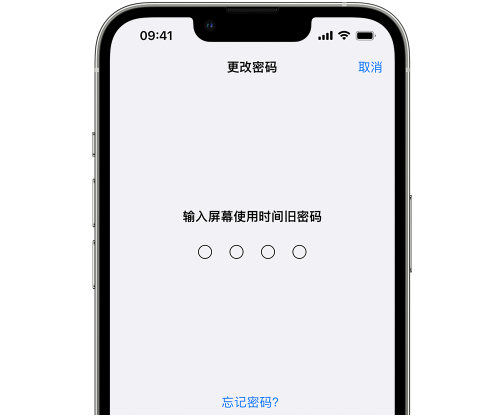 安顺iPhone屏幕维修分享iPhone屏幕使用时间密码忘记了怎么办 