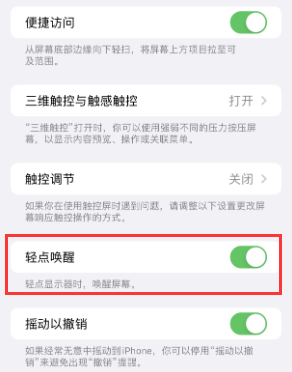 安顺苹果授权维修站分享iPhone轻点无法唤醒怎么办