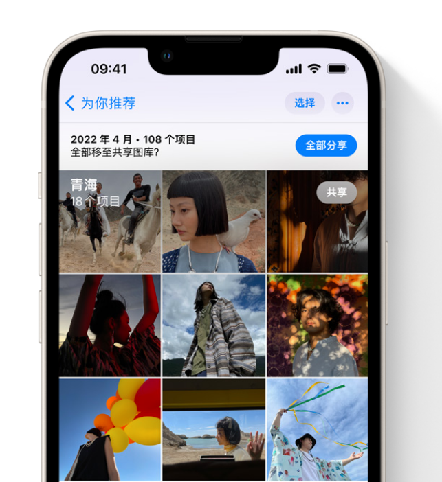 安顺苹果维修网点分享在 iPhone 上使用共享图库 