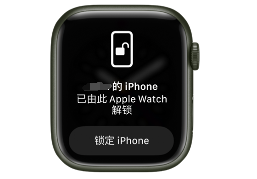 安顺苹果手机维修分享用 AppleWatch 解锁配备面容 ID 的 iPhone方法 